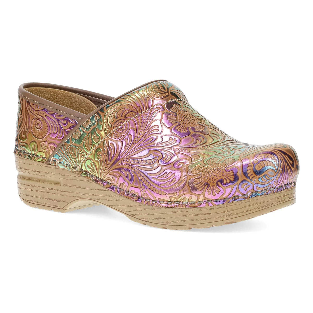 Tooled Metallic Clogs